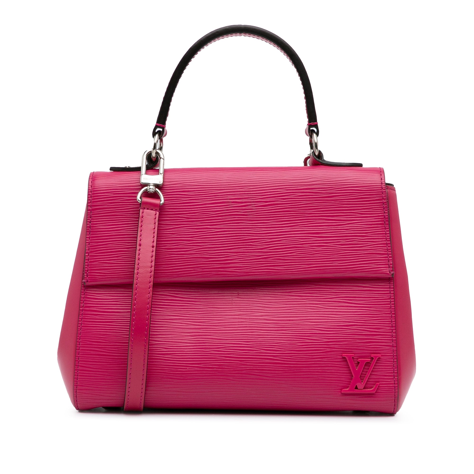 image of Pink Louis Vuitton Epi Cluny BB Satchel