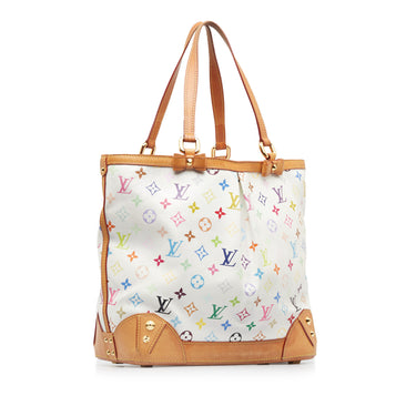 White Louis Vuitton Monogram Multicolore Rita Satchel – Designer Revival