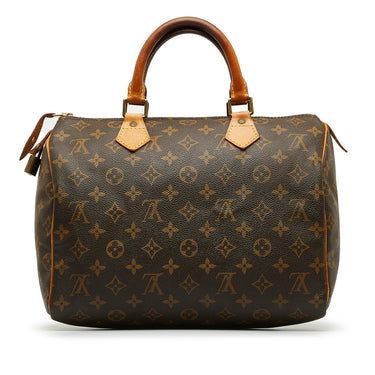 Louis Vuitton Speedy Bandouliere 25 Bag Monogram Canvas Hand carved  Detail+Extra