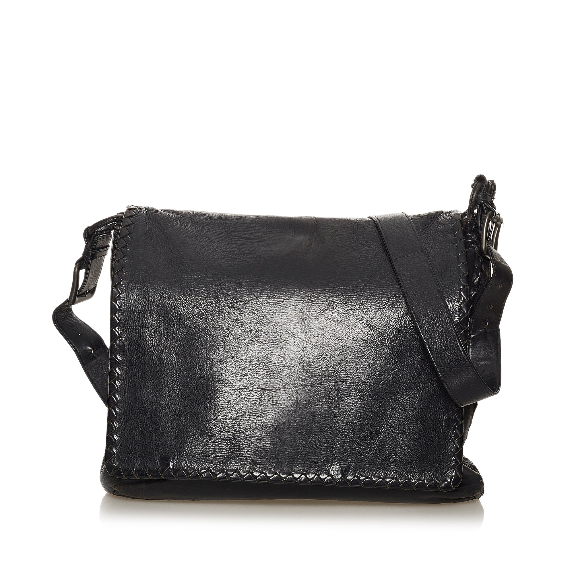 Bottega Veneta Intrecciato Leather Crossbody Bag