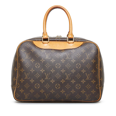 LOUIS VUITTON Louis Vuitton Monogram Bowling Vanity Deauville Handbag  Boston Bag M47270