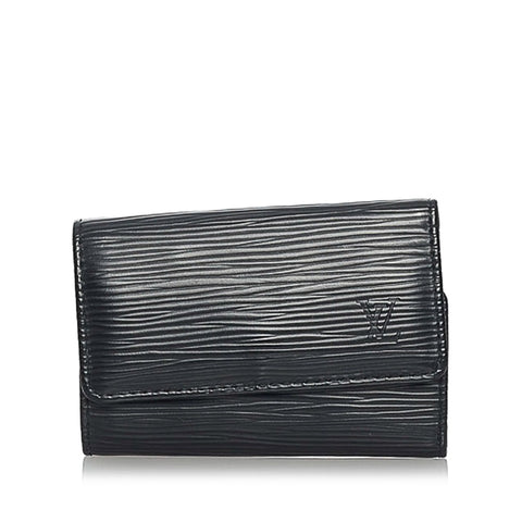 Louis Vuitton Black EPI Leather Key Pouch