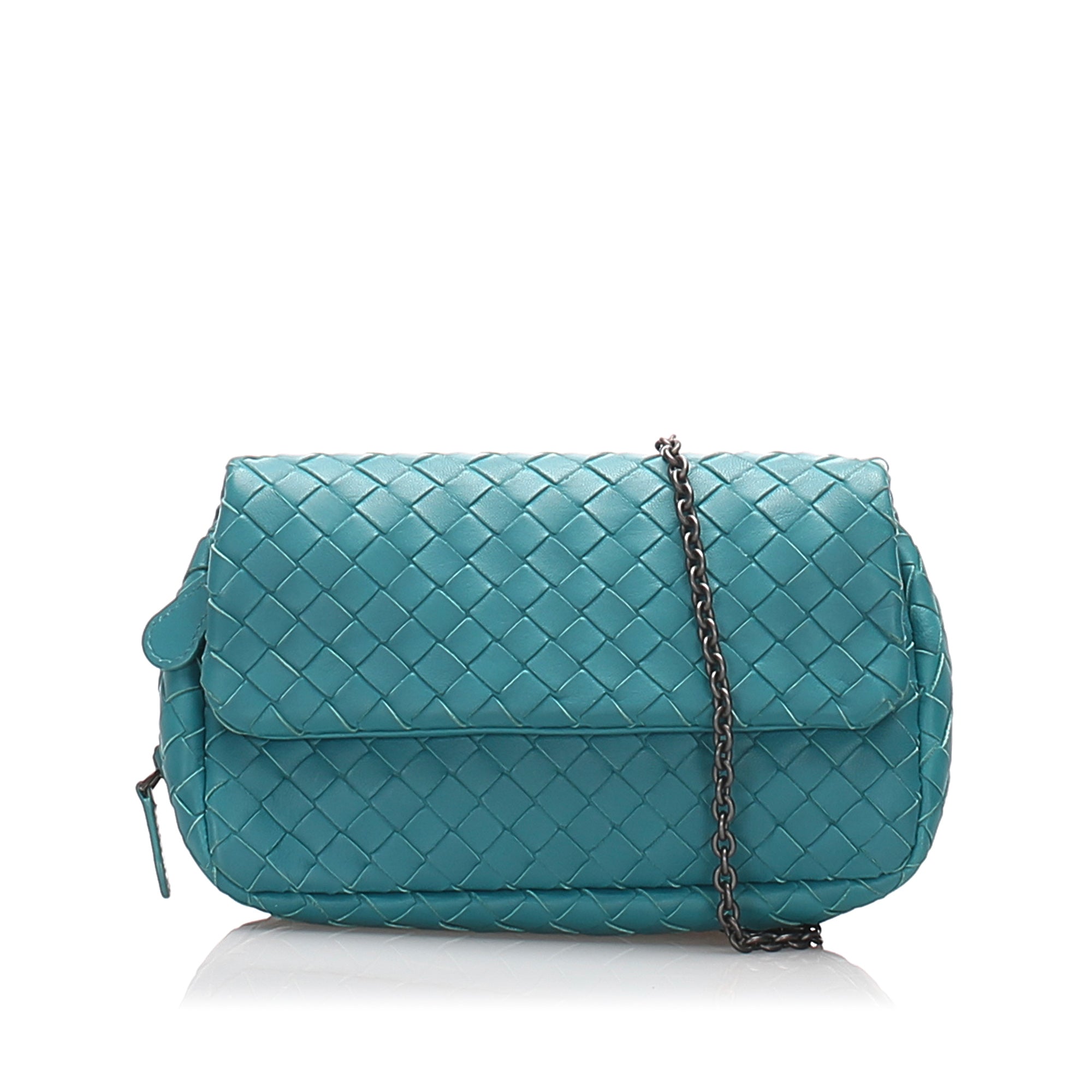 bottega blue bag