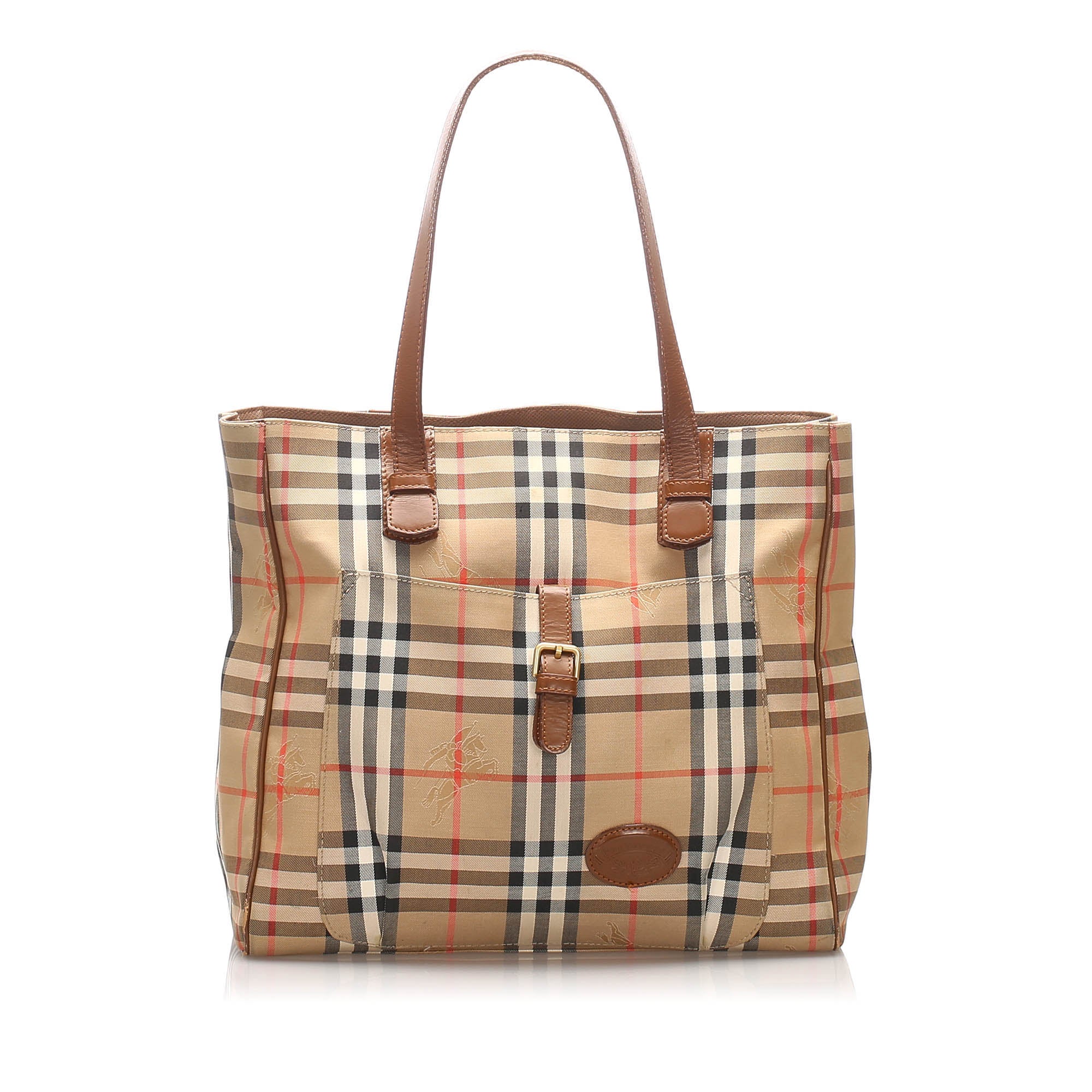 burberry haymarket tote bag