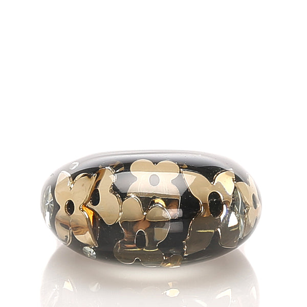 Black Louis Vuitton Resin Crystal Inclusion Ring – Designer Revival