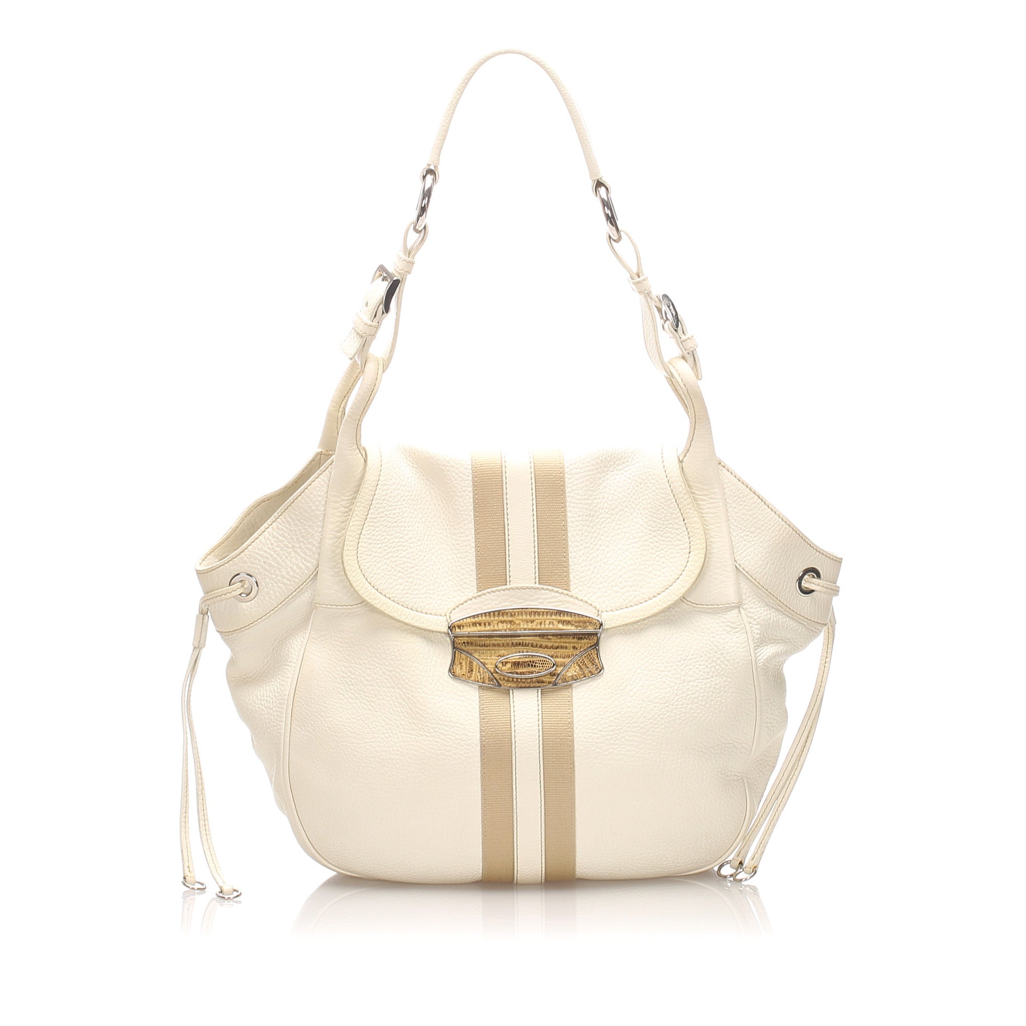 white prada shoulder bag