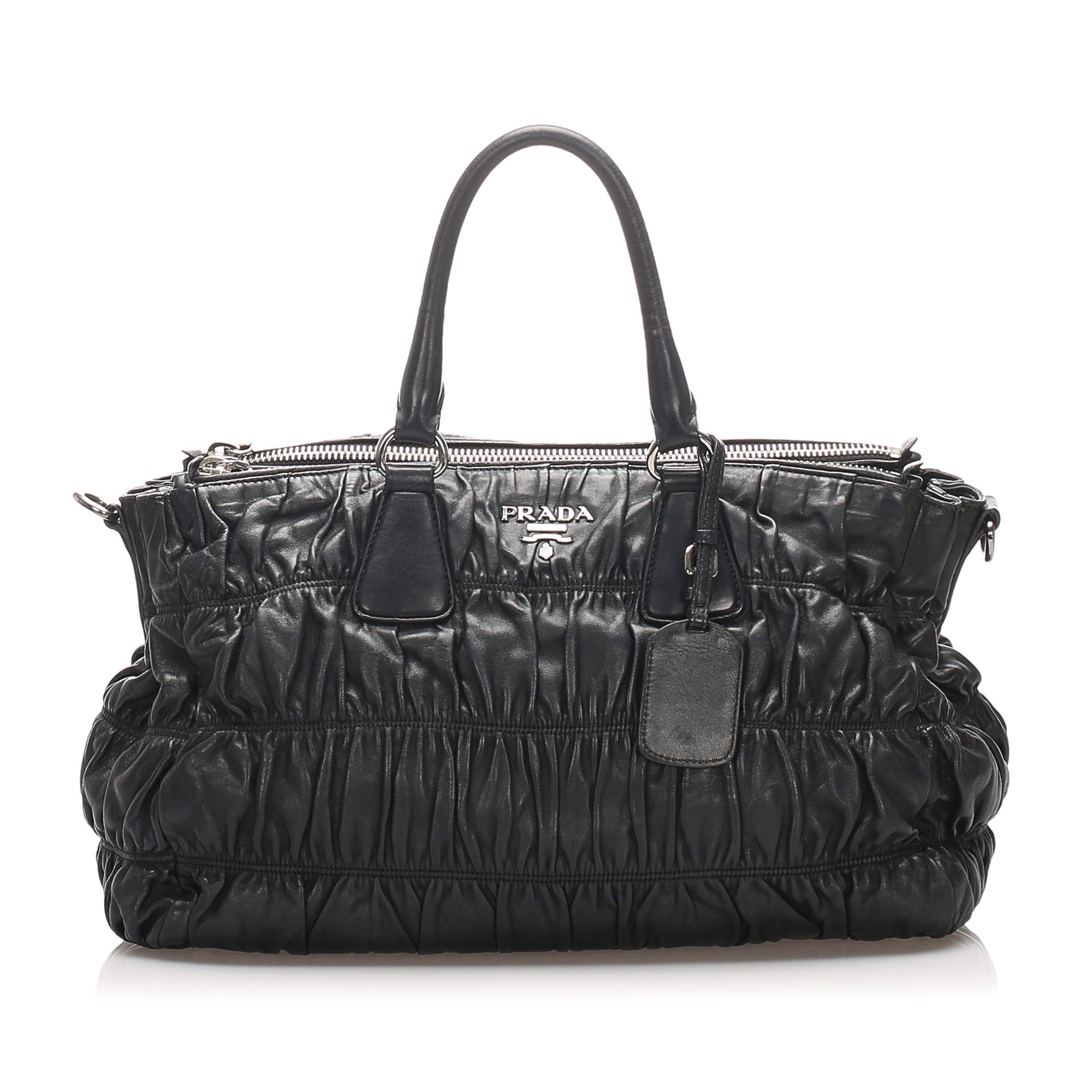 prada gaufre leather bag