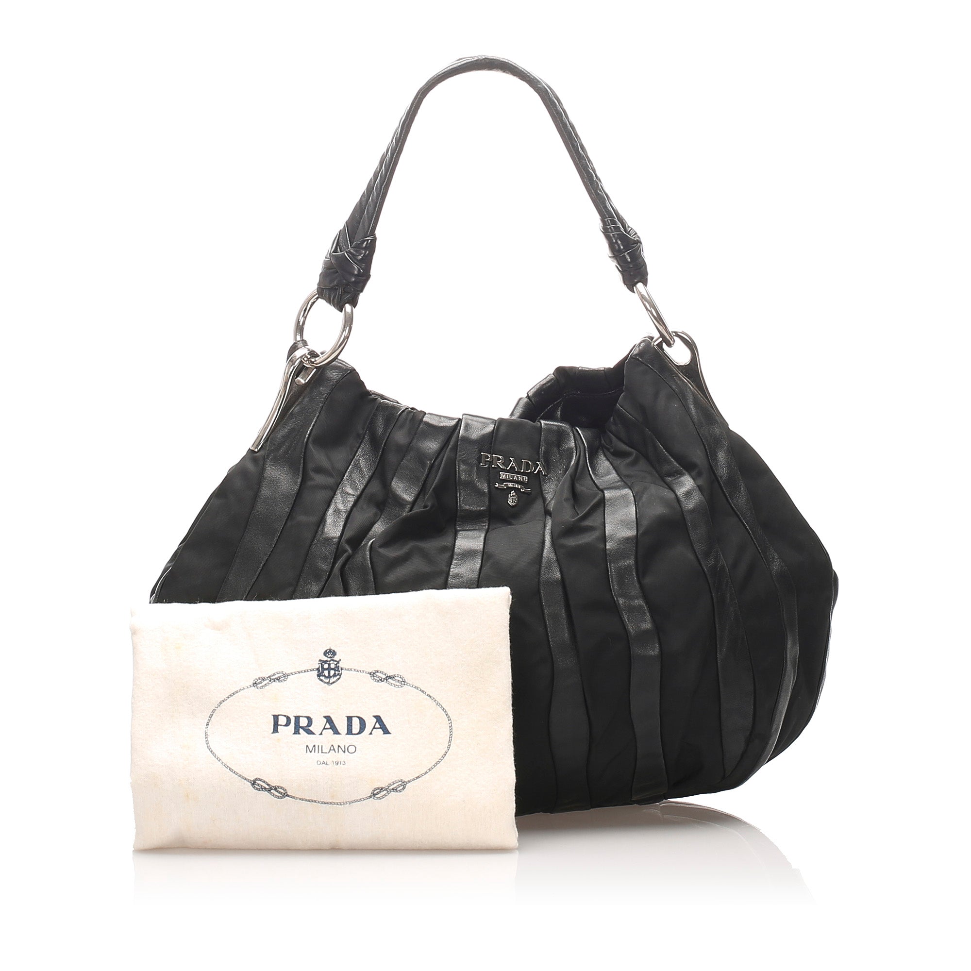 black prada hobo bag