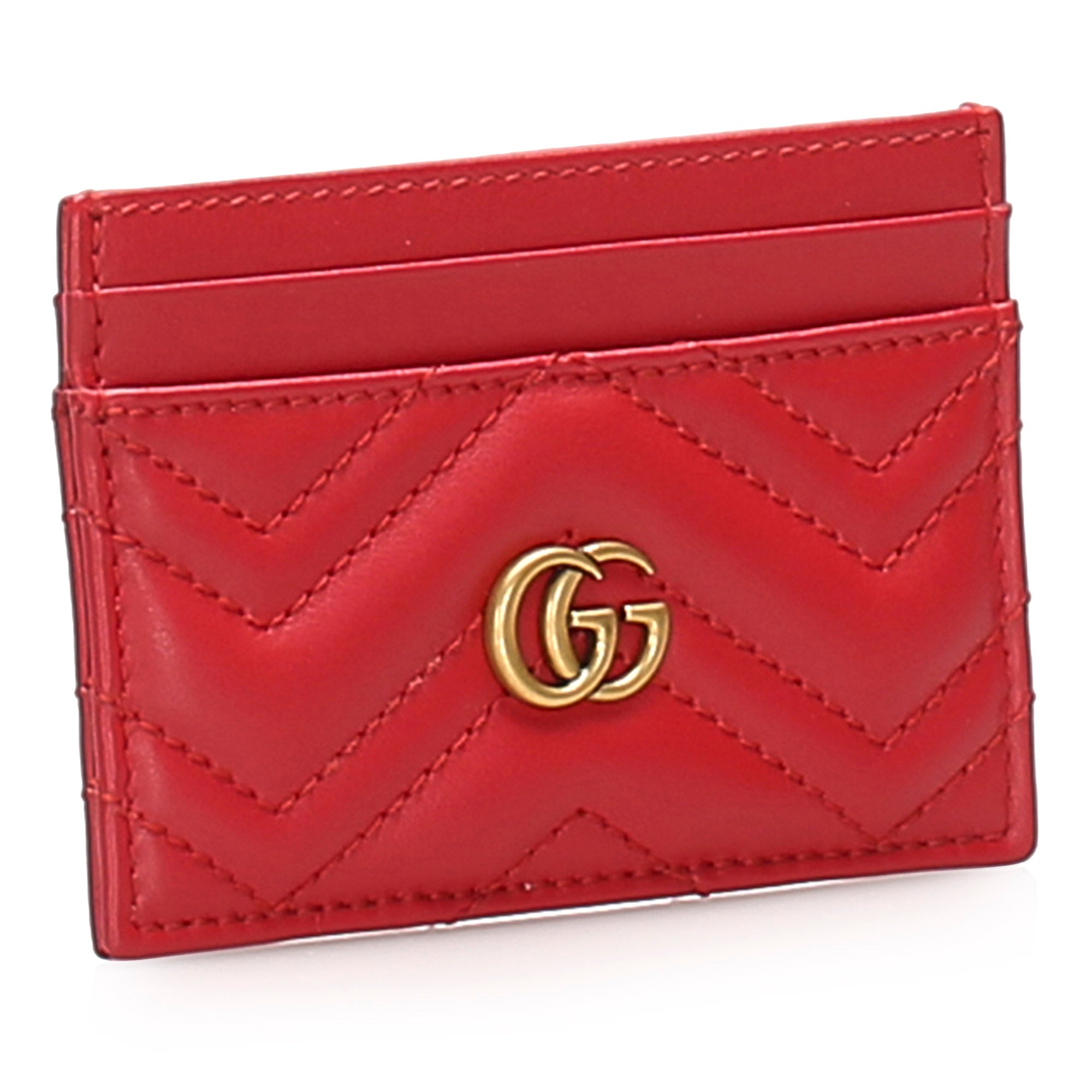 gucci red cardholder