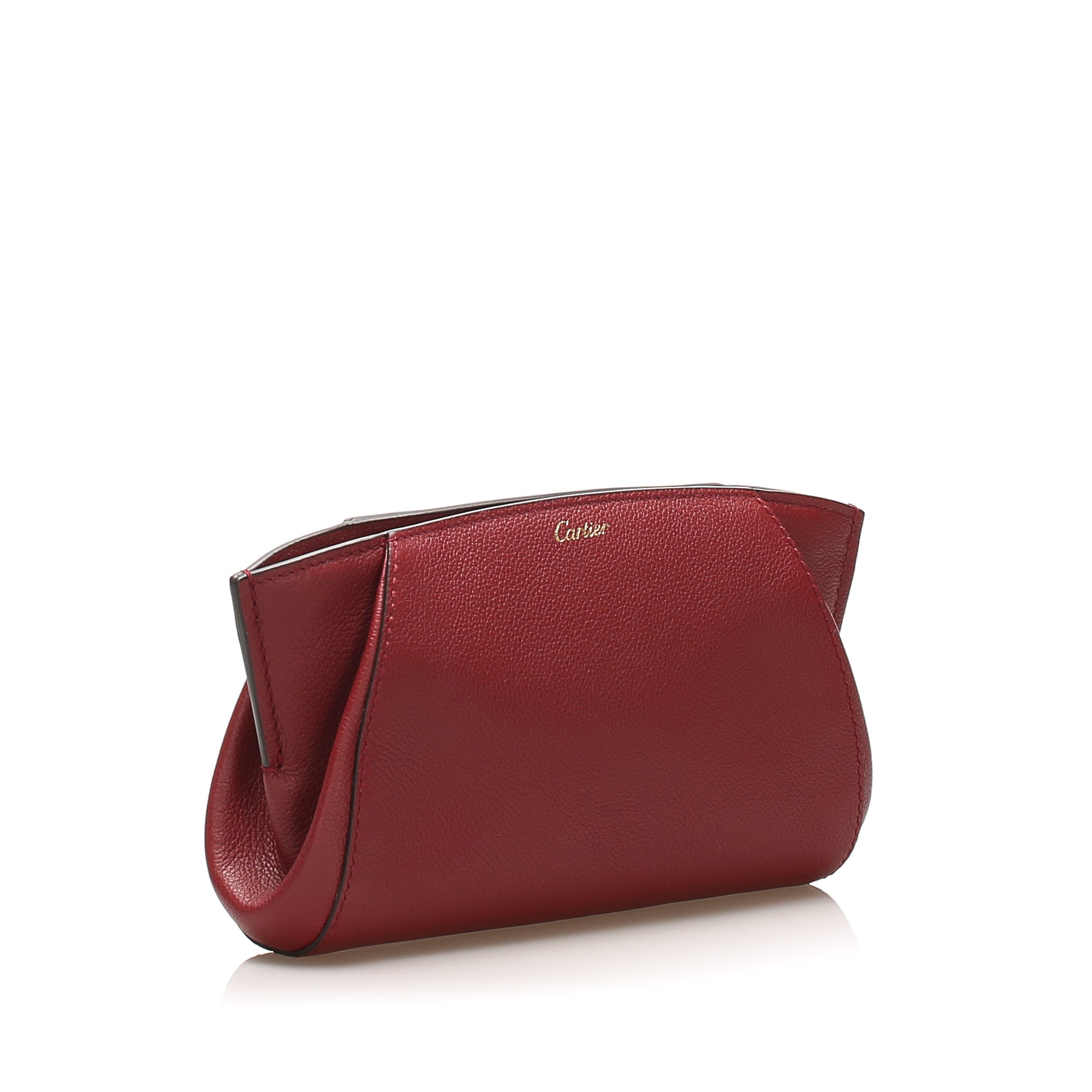 cartier red clutch