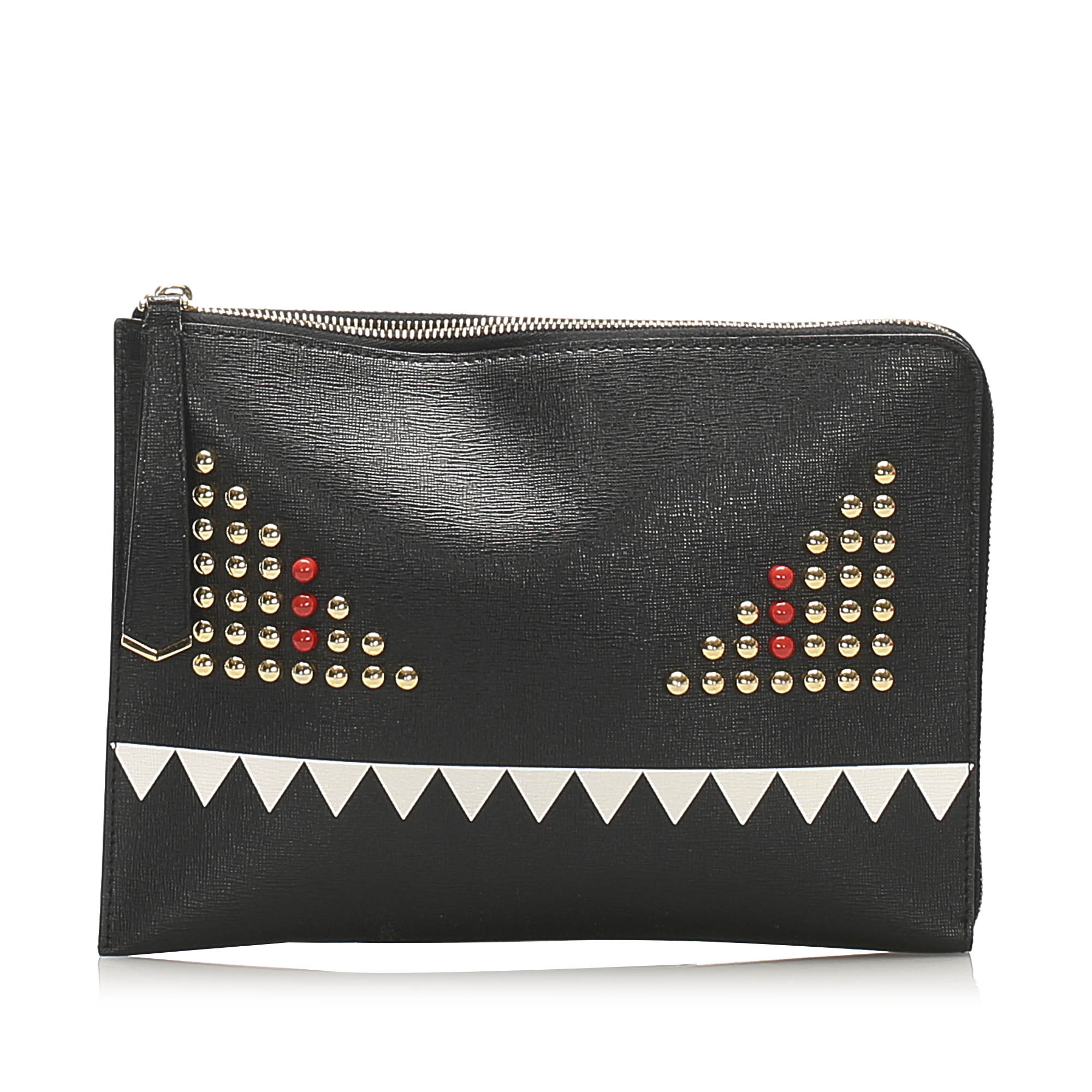 black fendi clutch