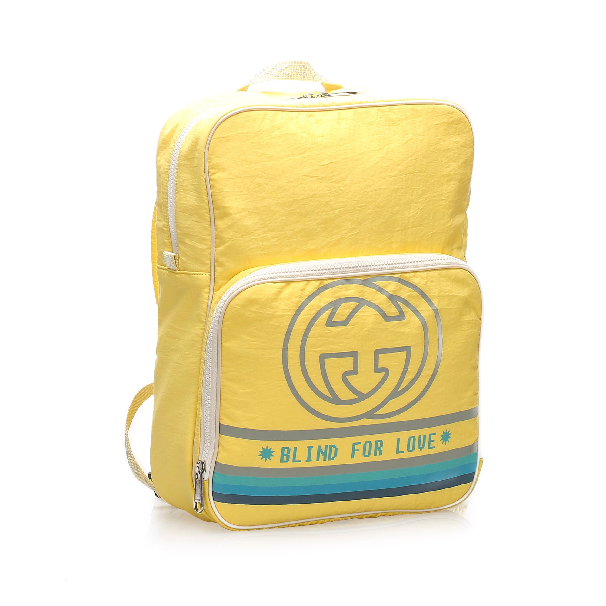 gucci yellow backpack