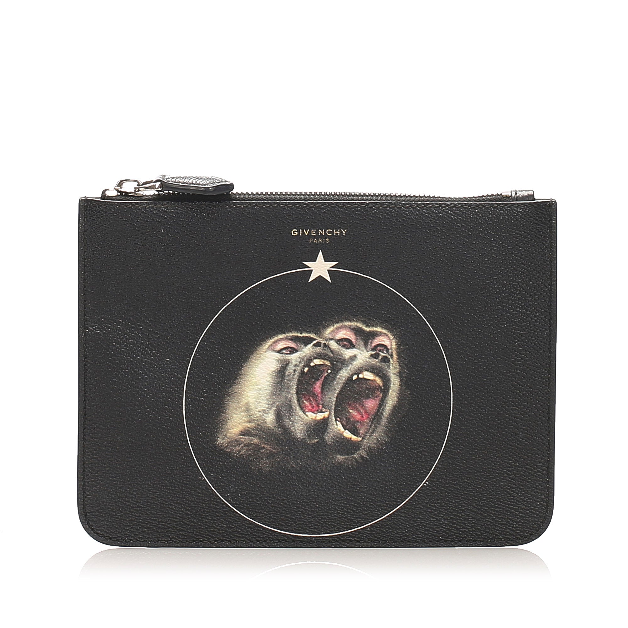 Black Givenchy Monkey Brothers Leather 