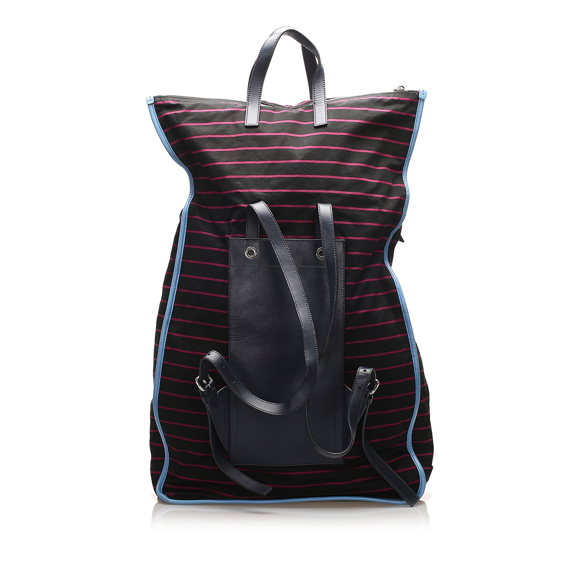 prada canvas backpack