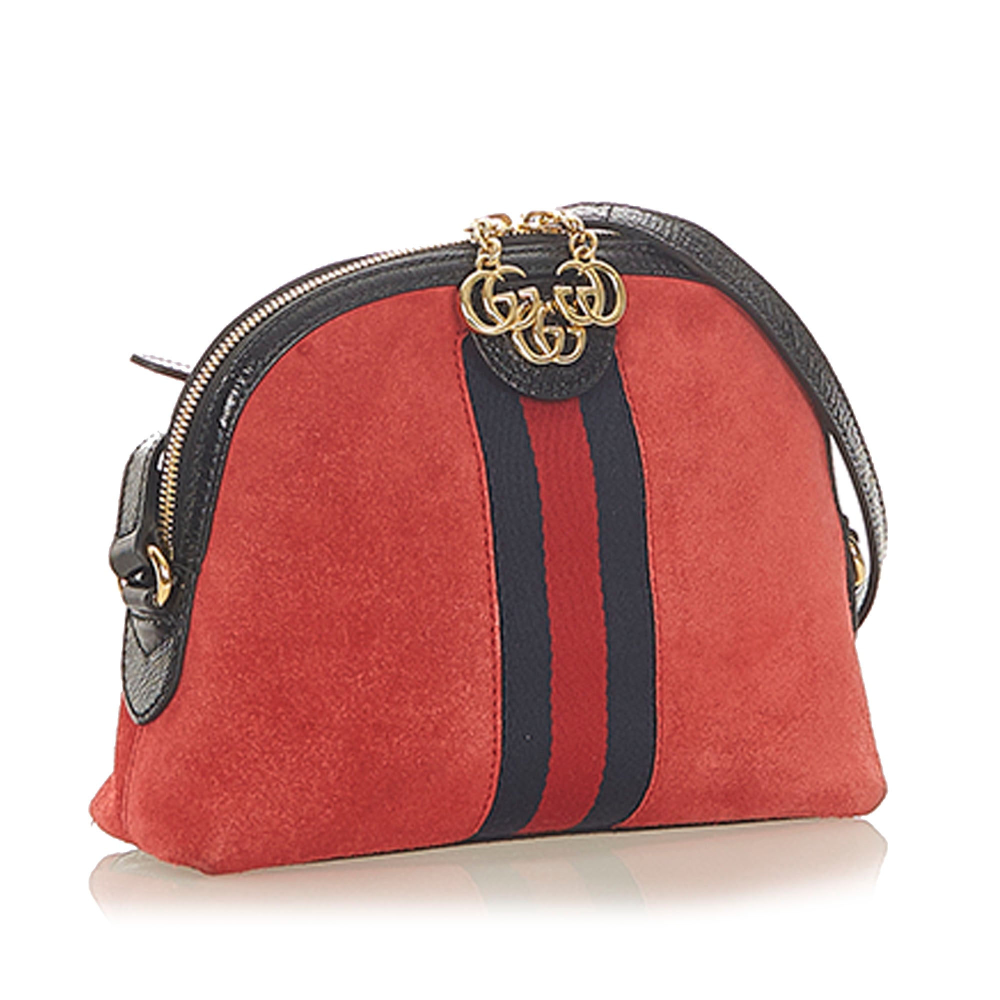 borsa dragoni suede satchel bag