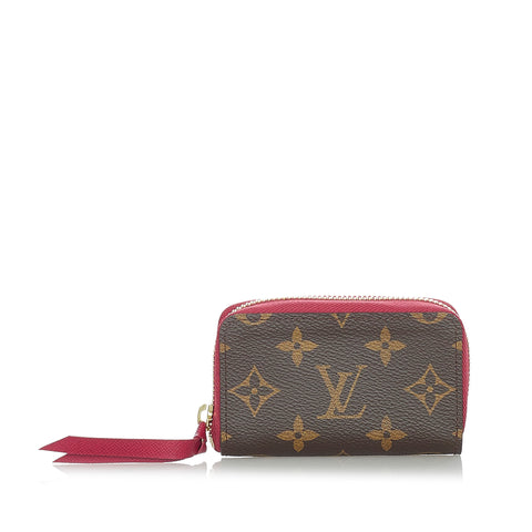 Louis Vuitton Monogram Giant Zippy Coin Purse Brown