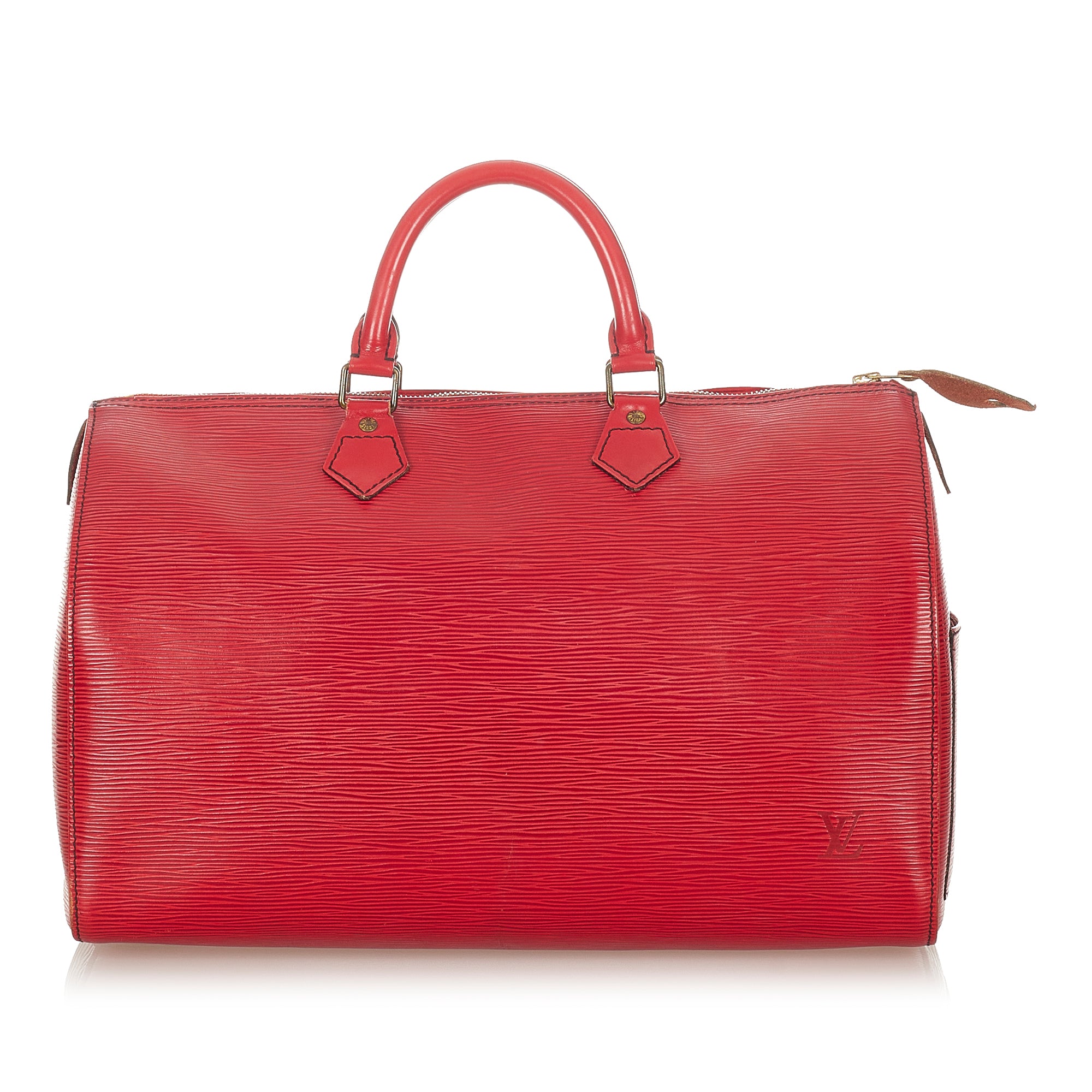 Louis Vuitton, Bags, Red Epi Speedy 35