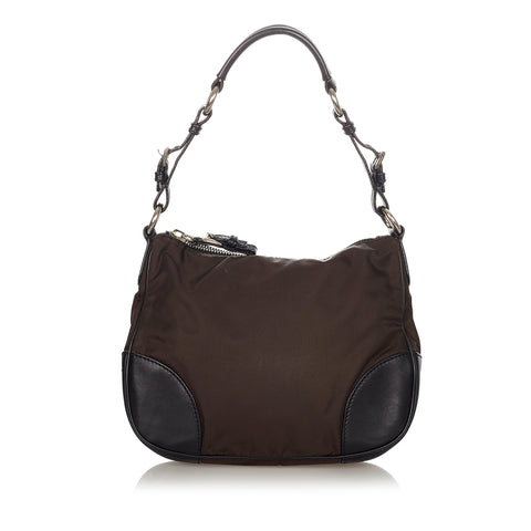 Authentic PRADA Garment Bag Tessuto Nylon Saffiano Leather and Strap