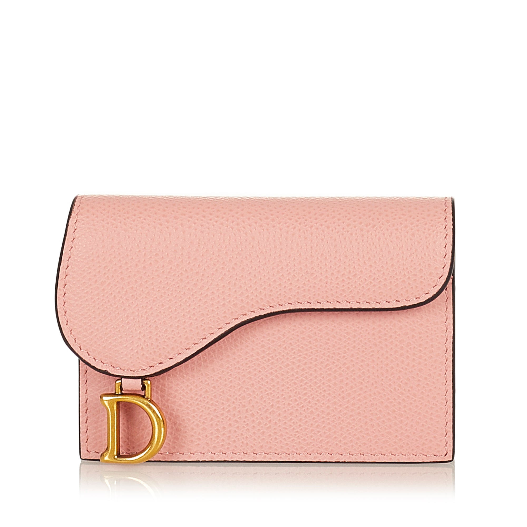 dior card holder pink