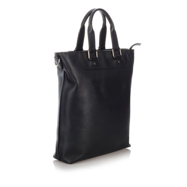 Black Louis Vuitton Monogram Vinyl Squishy Shoulder Bag