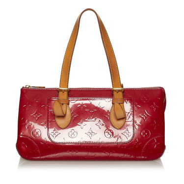 Red Louis Vuitton Monogram Vernis Rosewood Avenue Shoulder Bag