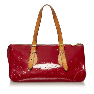 Red Louis Vuitton Vernis Montebello PM Satchel – Designer Revival