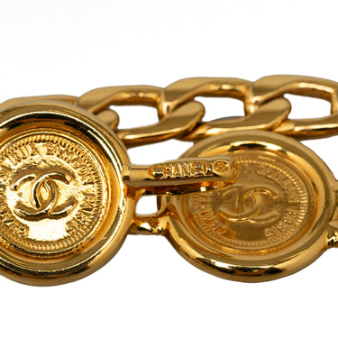 Gold Chanel Medallion Chain-Link Belt – Designer Revival