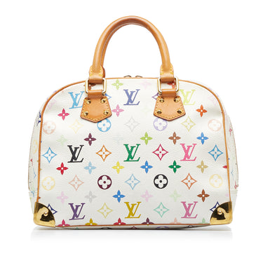 Preloved Louis Vuitton Trouville White Multicolor Monogram Bag MI0065 –  KimmieBBags LLC