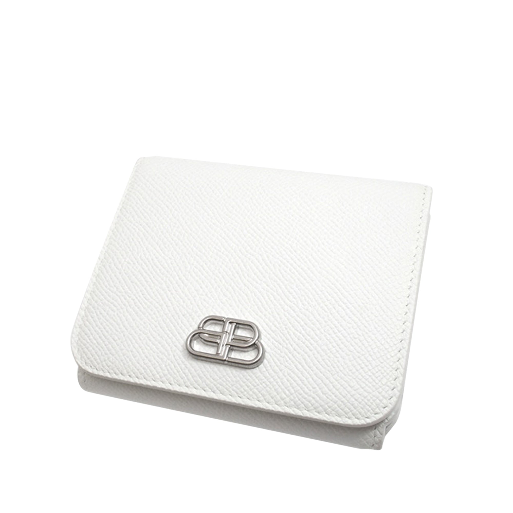 white balenciaga wallet