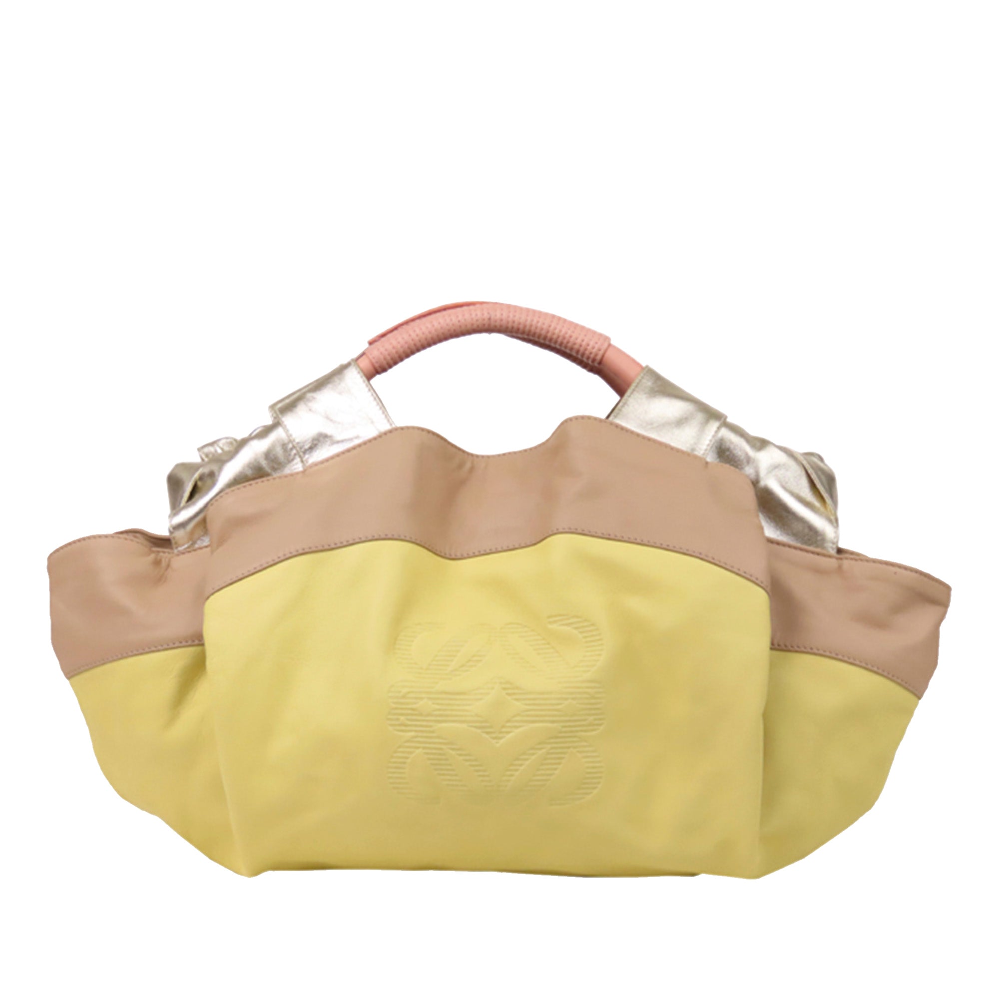 Yellow Loewe Nappa Aire Tote Bag 