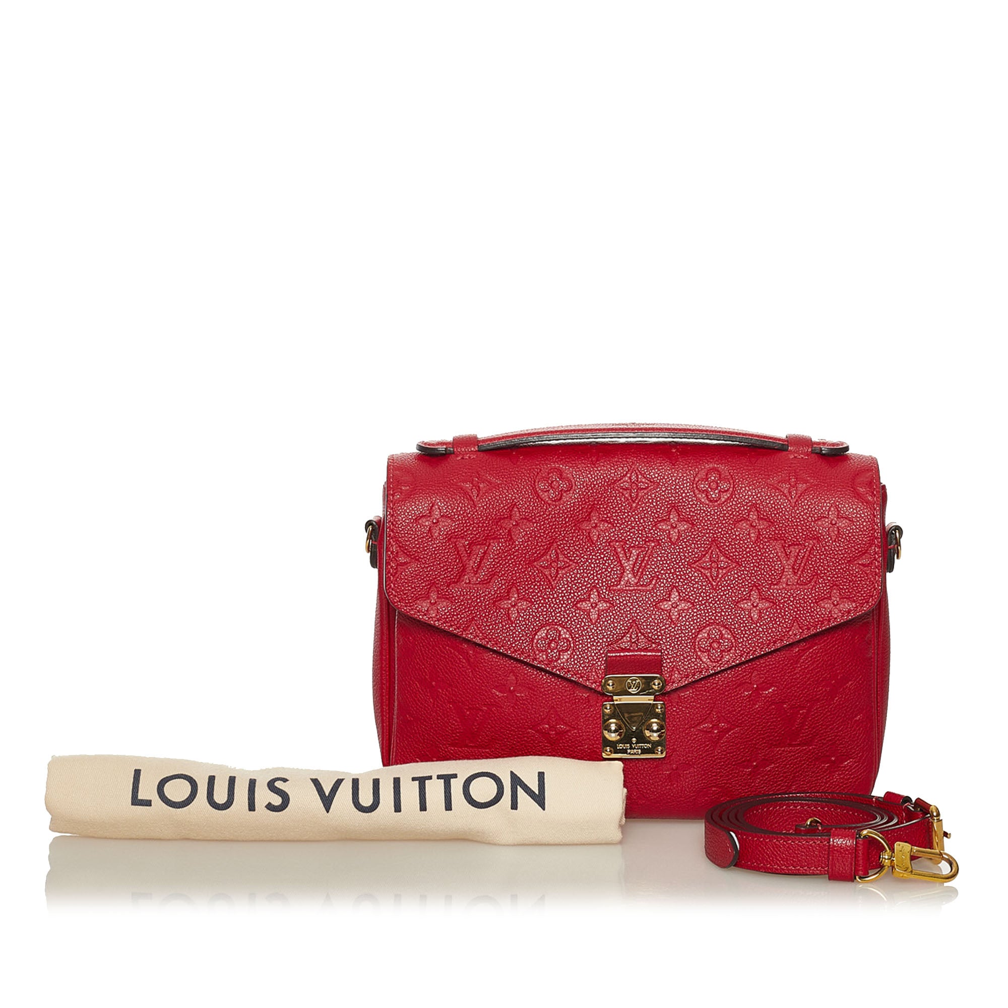 lv pochette metis red