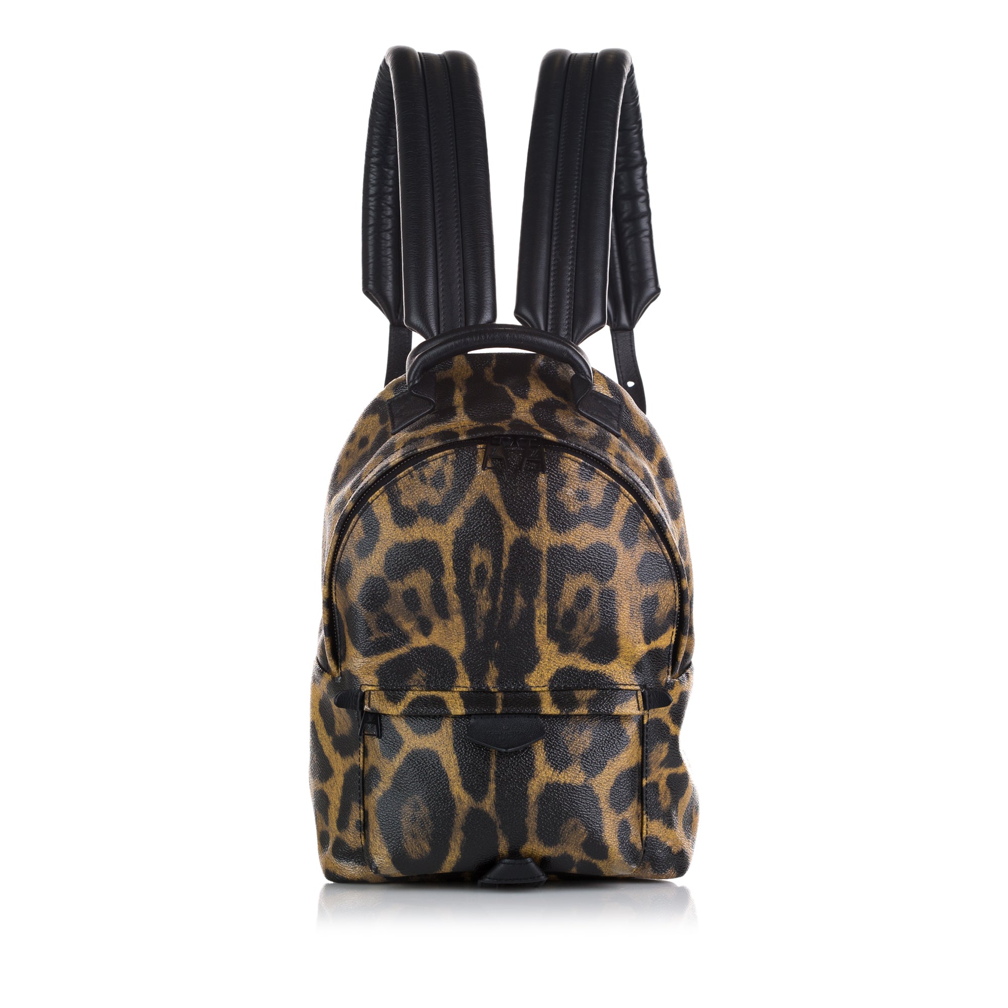 image of Brown Louis Vuitton Wild Animal Palm Springs PM Backpack