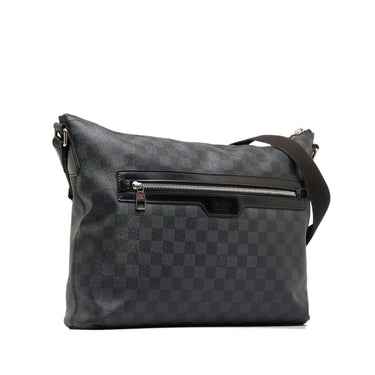 Louis Vuitton Tadao Handbag Damier Graphite PM Black 23343166