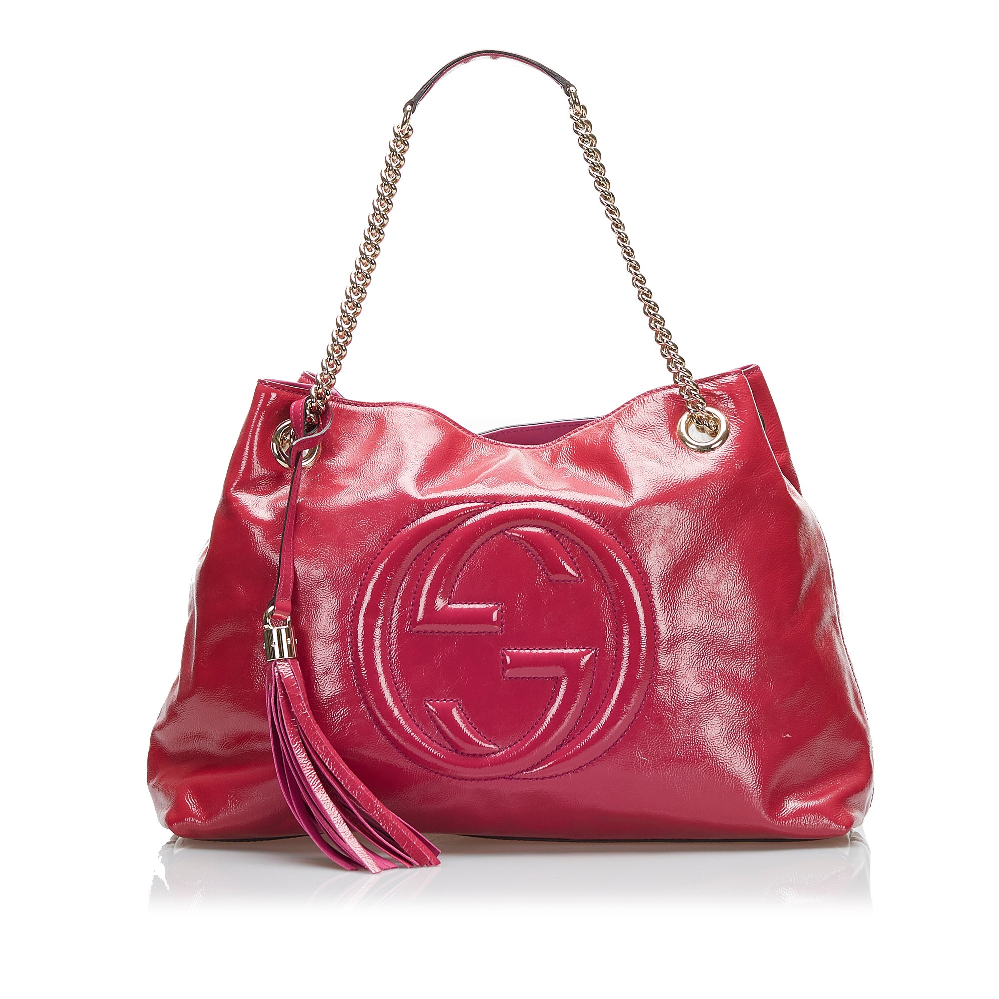 Red Gucci Soho Chain Tote Bag – Designer Revival