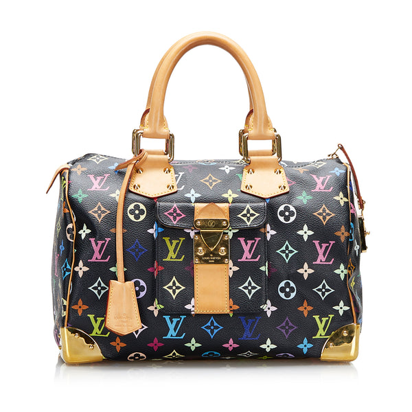 Bolso 24 horas Louis Vuitton en cuero negro, RvceShops Revival