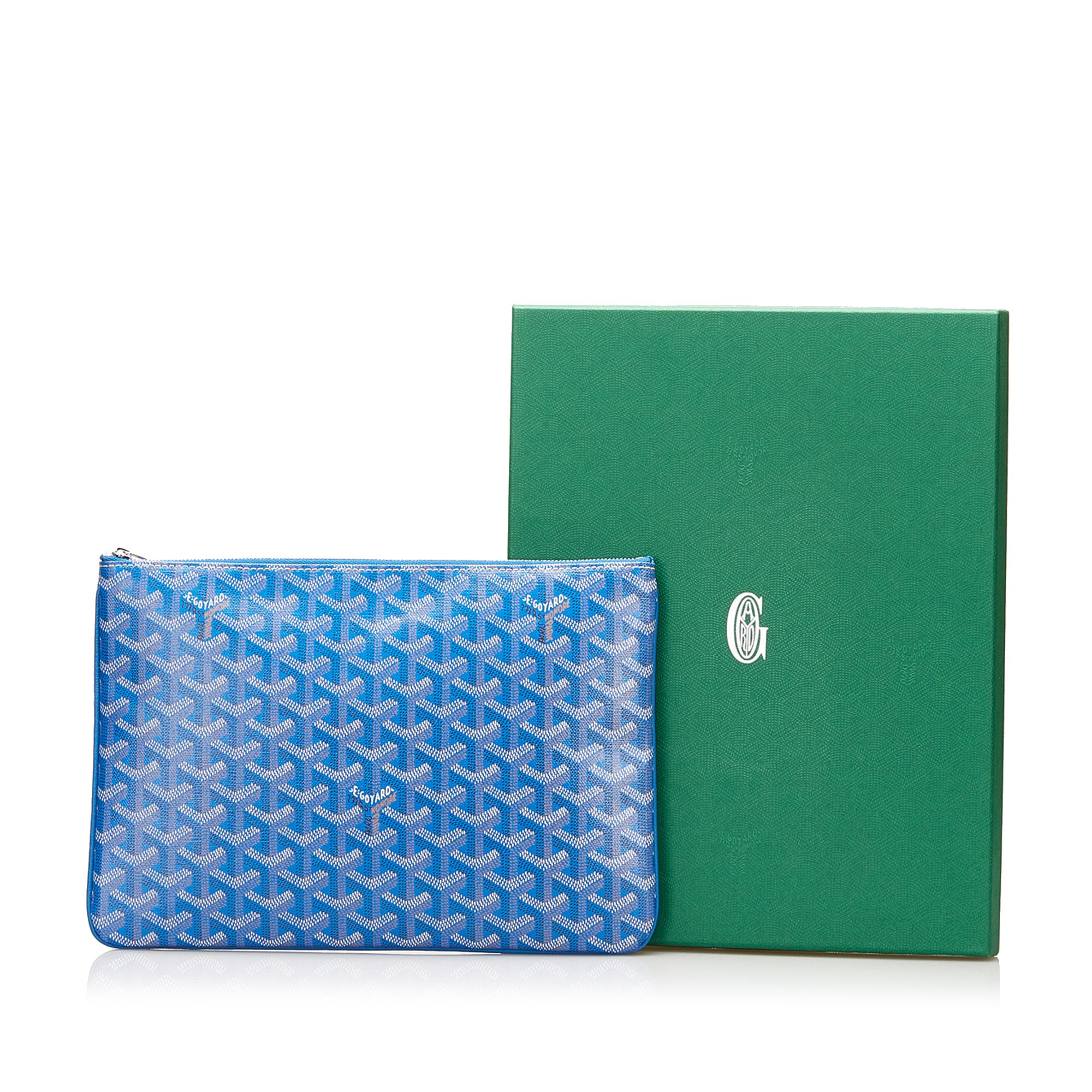 Goyard Goyardine Senat Pochette MM Green