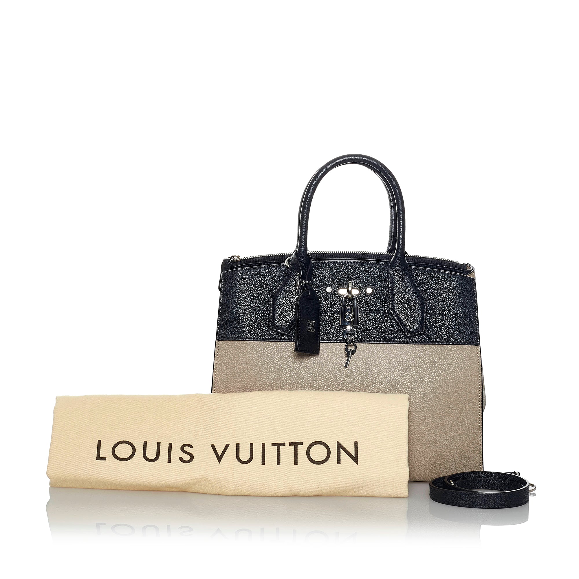 Louis Vuitton Authenticated City Steamer Handbag