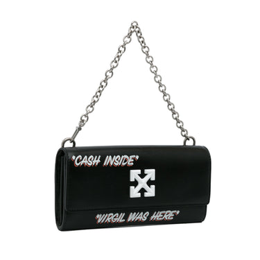 OFF-WHITE, Jitney 1.4 Leather Shoulder Bag - Virgil Was Here