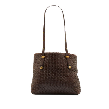 Veneta leather handbag Bottega Veneta Brown in Leather - 35172971