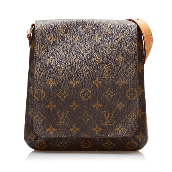 Brown Louis Vuitton Monogram PM Musette Salsa Long Strap Crossbody