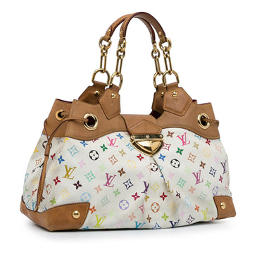 Louis Vuitton White Multicolor Monogram Canvas Ursula Bag Louis