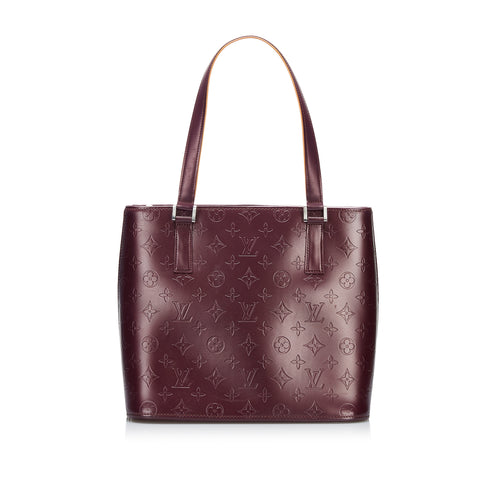 LOUIS VUITTON Rivoli PM Monogram Canvas Shoulder Bag Brown