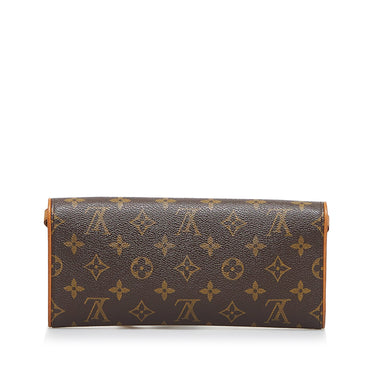 Brown Louis Vuitton Monogram Pochette Twin PM Crossbody Bag – Designer  Revival