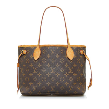 White Louis Vuitton Damier Azur Neverfull PM Tote Bag – Designer