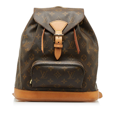 Brown Louis Vuitton Monogram Montsouris MM Backpack, RvceShops Revival