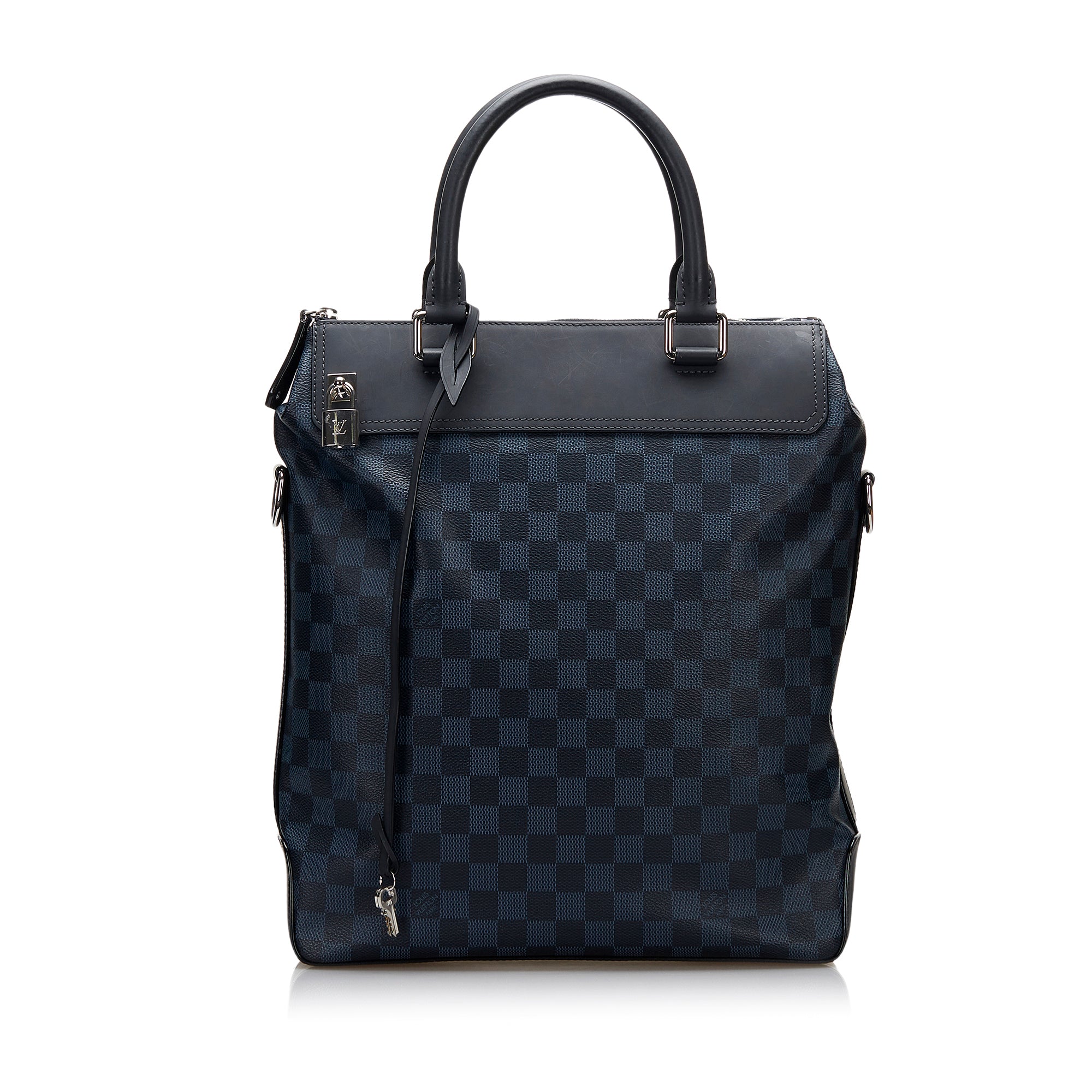 image of Blue Louis Vuitton Damier Cobalt Greenwich Satchel