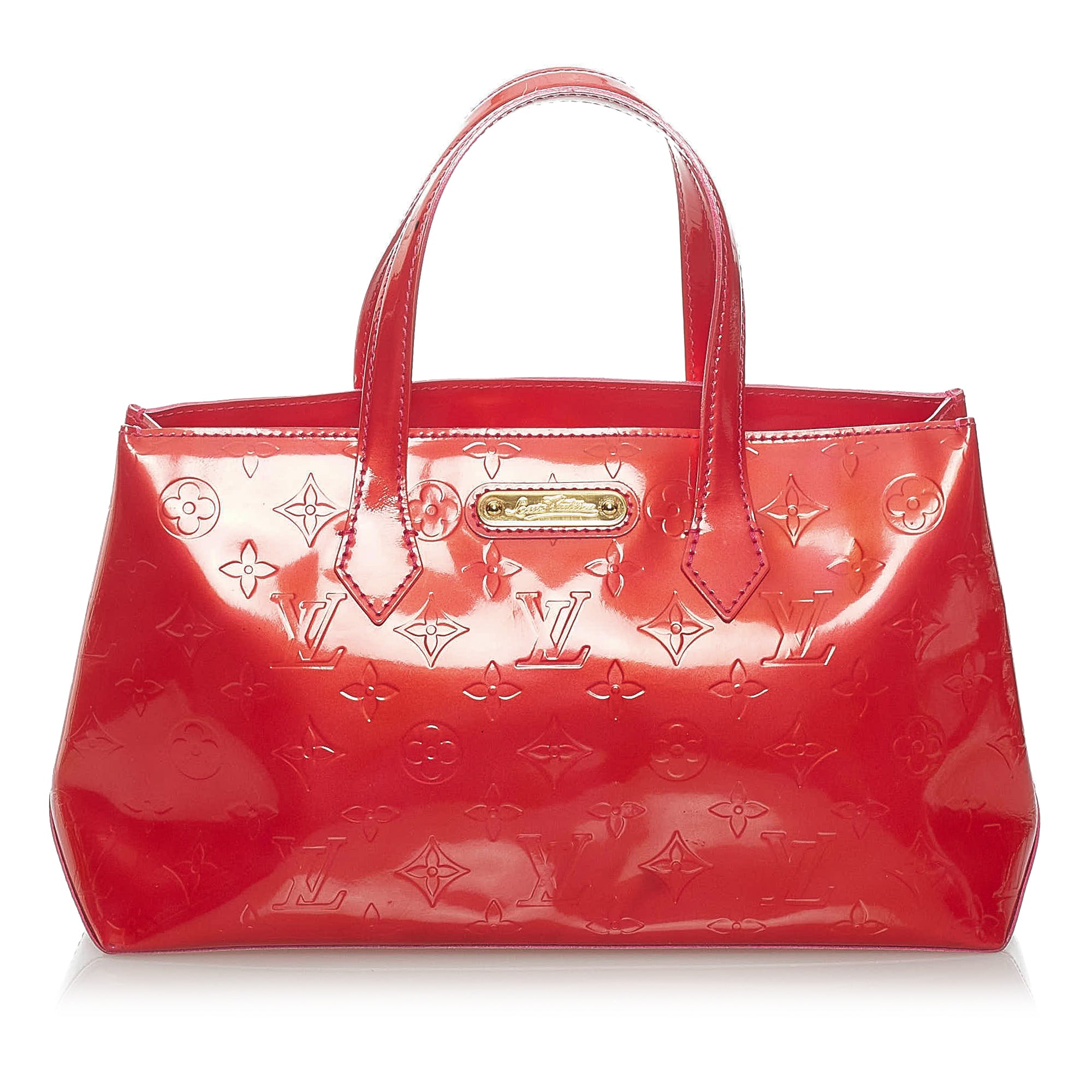 RvceShops Revival, Red Louis Vuitton Vernis Petit Bucket