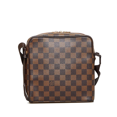 Brown Louis Vuitton Damier Ebene Olav PM Crossbody Bag – Designer Revival