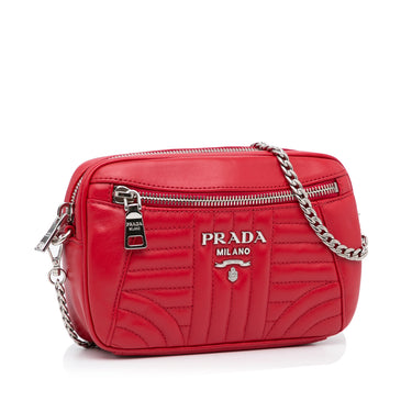 Prada Soft Calf Flat Crossbody Bag - Pink Crossbody Bags, Handbags