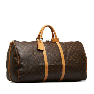 Brown Louis Vuitton Monogram Keepall Bandouliere 45 Travel Bag – Designer  Revival